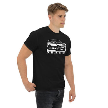 OBS Bronco T-Shirt modeled in black